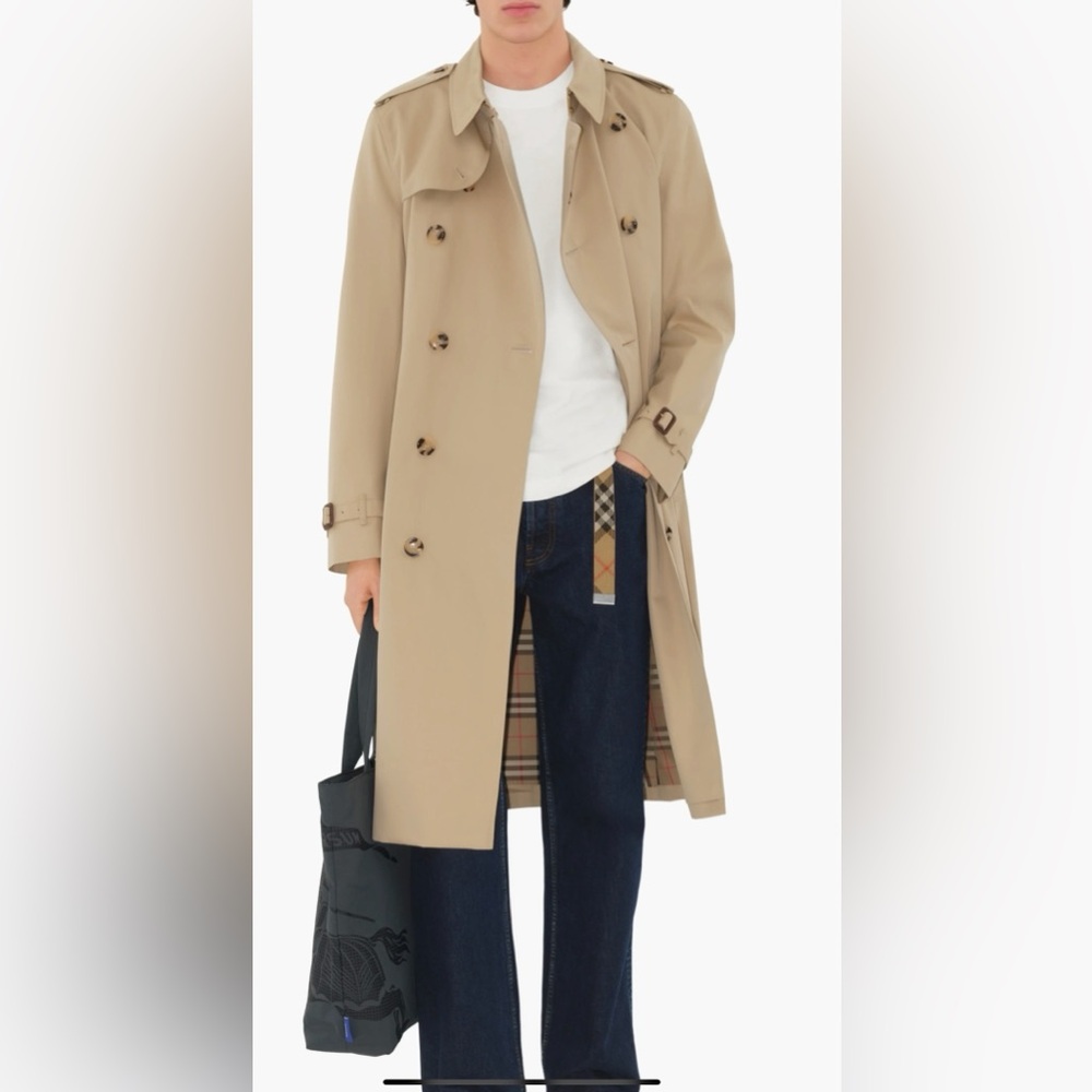 Burberry Tan Trench Coat